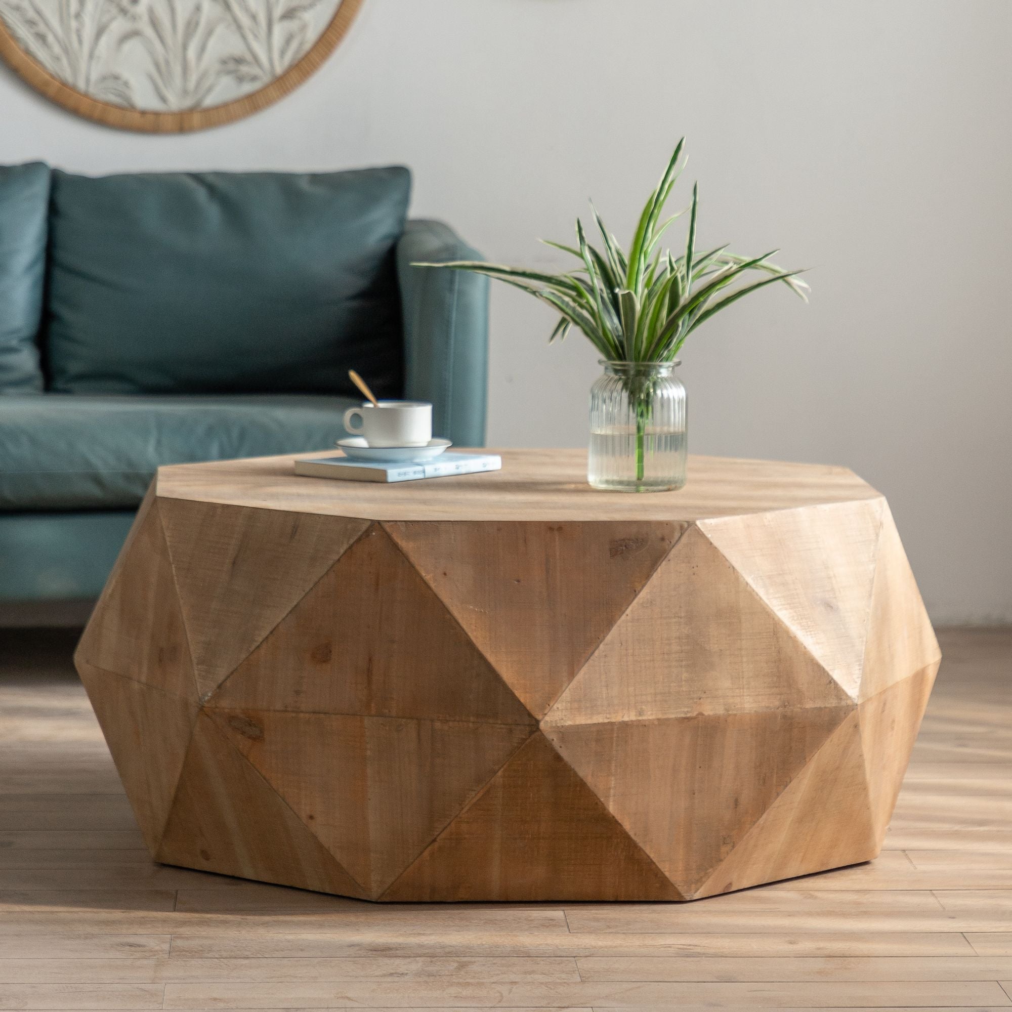 Retro Style Wooden Coffee Table