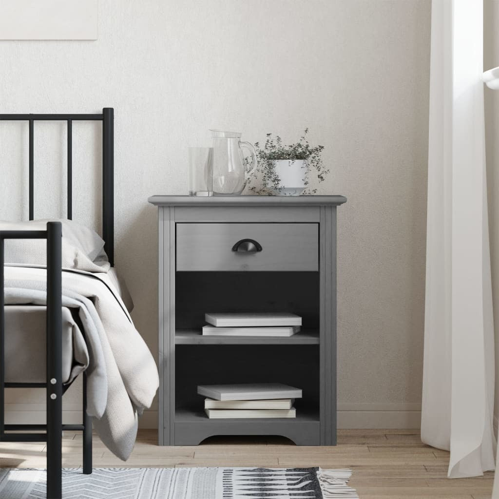 Modern Wooden Bedside Cabinet