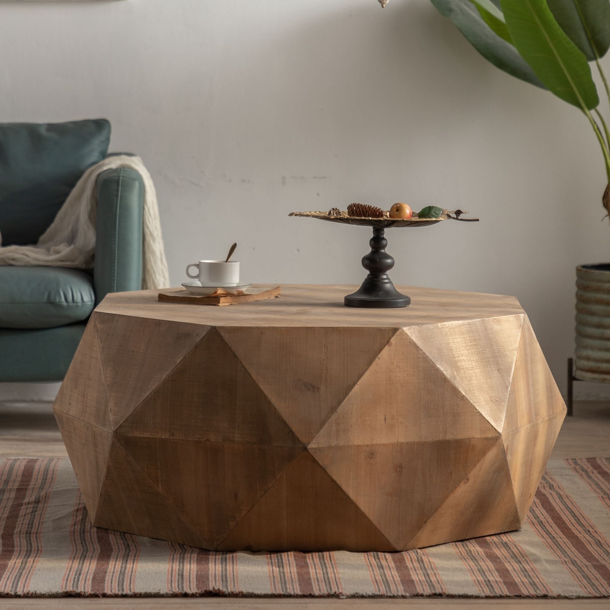 Retro Style Wooden Coffee Table